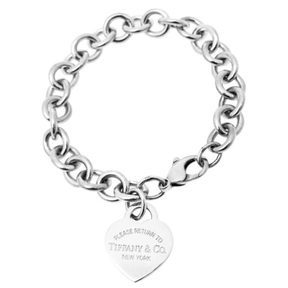 💎 Tiffany & Co. Return to Tiffany Collection Sterling Silver Heart Tag Bracelet